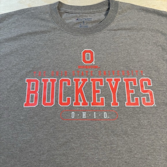 Ohio State Authentic Apparel Other - Ohio State Shirt Mens Gray Crew Neck T-shirt Short Sleeves Size Medium